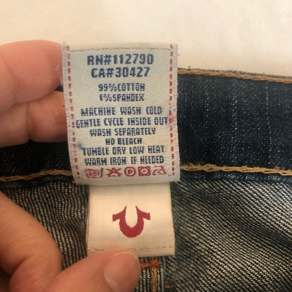 True Religion Joey Twisted Leg Jeans • Sz 26 - Picture 7 of 7